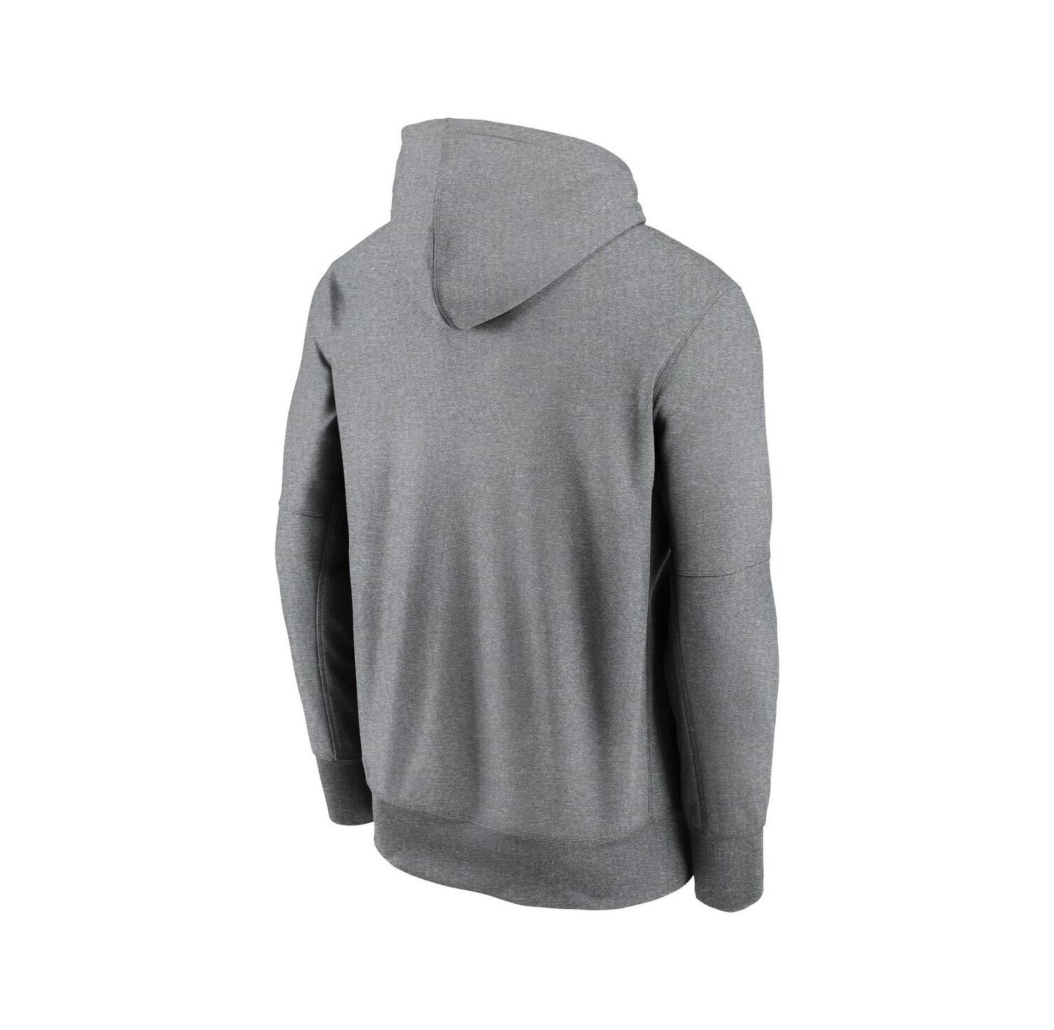 Men's Heather Gray Cleveland Browns Performance Pullover Hoodie