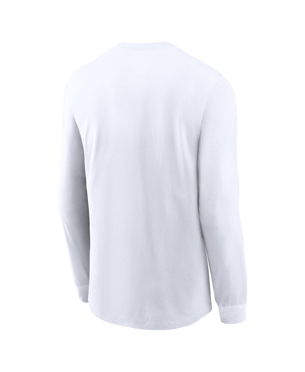 Nike Men'sGeorgia Bulldogs Alternate Logo Long Sleeve T-Shirt - White