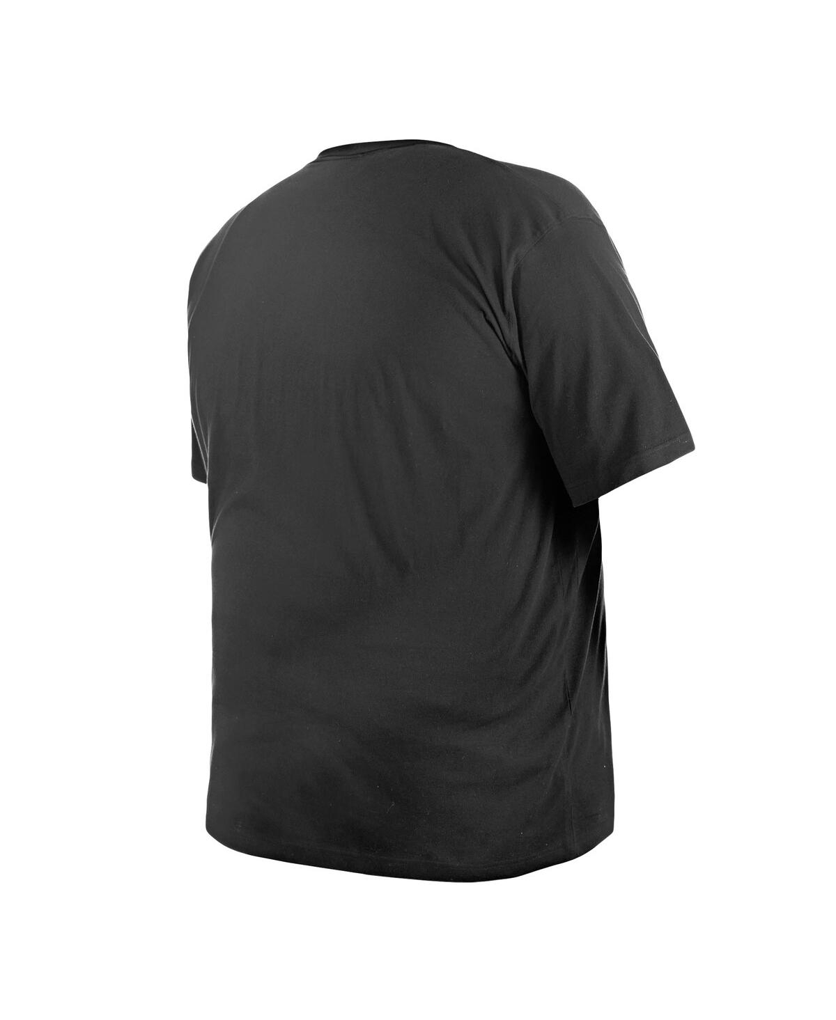 New Era Men'sNew York Jets Big Tall Helmet T-Shirt - Black