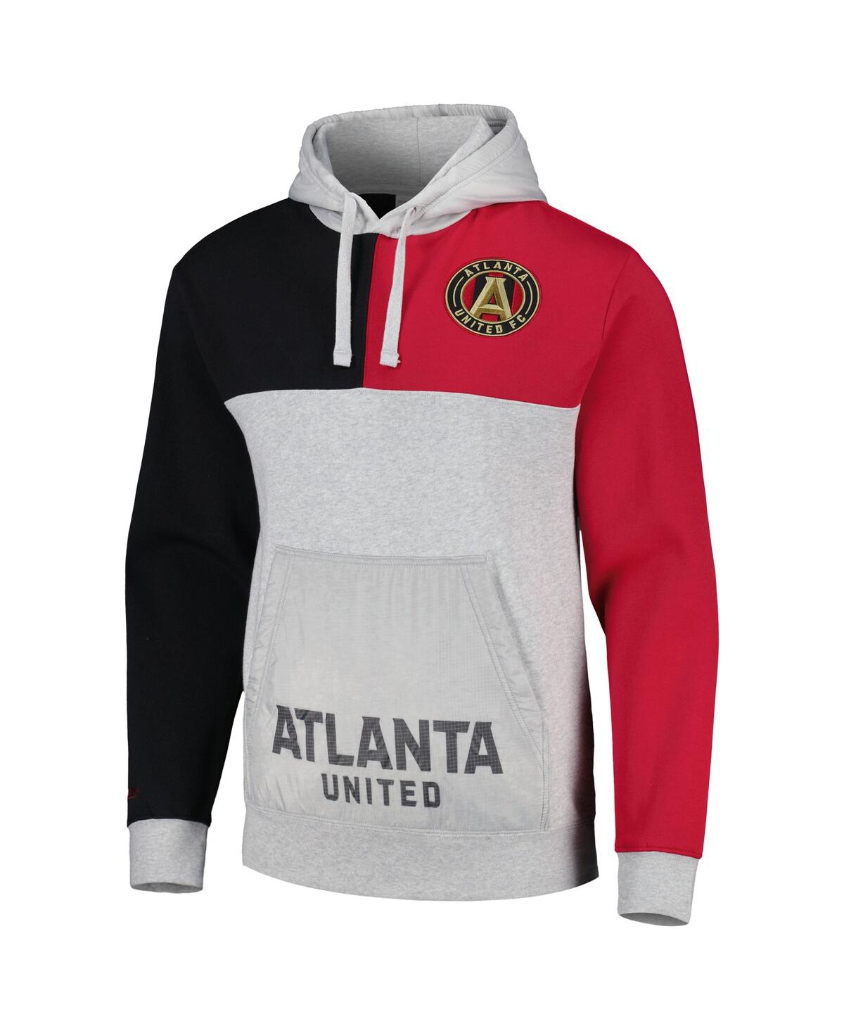 Mitchell & Ness Men's Gray Atlanta United Fc Tie Breaker Pullover Hoodie In Heather Gray