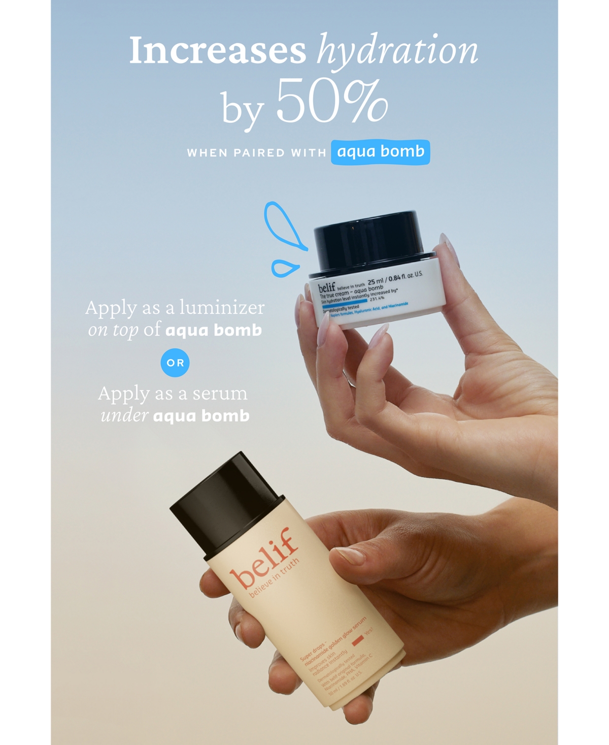 BELIF SUPER DROPS NIACINAMIDE GOLDEN GLOW SERUM WITH VITAMIN C, 1.69 OZ. 