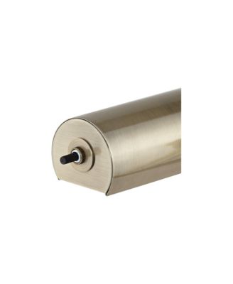 Traditional Piano Banker Desk Lamp Adjustable 12" High Black Marble Base Antique Brass Shade for Office Table