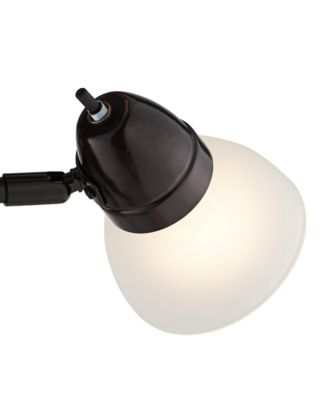 Modern Torchiere Floor Lamp 3-in-1 Design 70" Tall Tiger Bronze White Glass Shades for Living Room Reading Bedroom Office