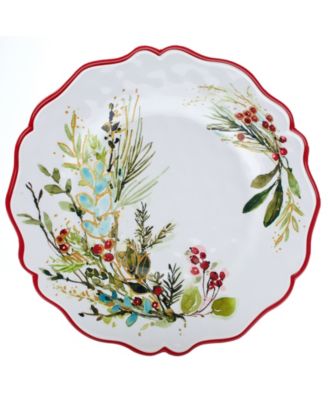 Christmas Gatherings 2-Pc. Melamine Platter Set
