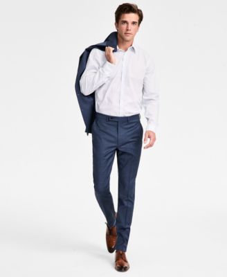 Calvin Klein - Men's Skinny-Fit Wool Blend Suit Pants