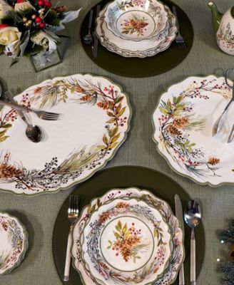 Winters Forest 2-Pc. Melamine Platter Set