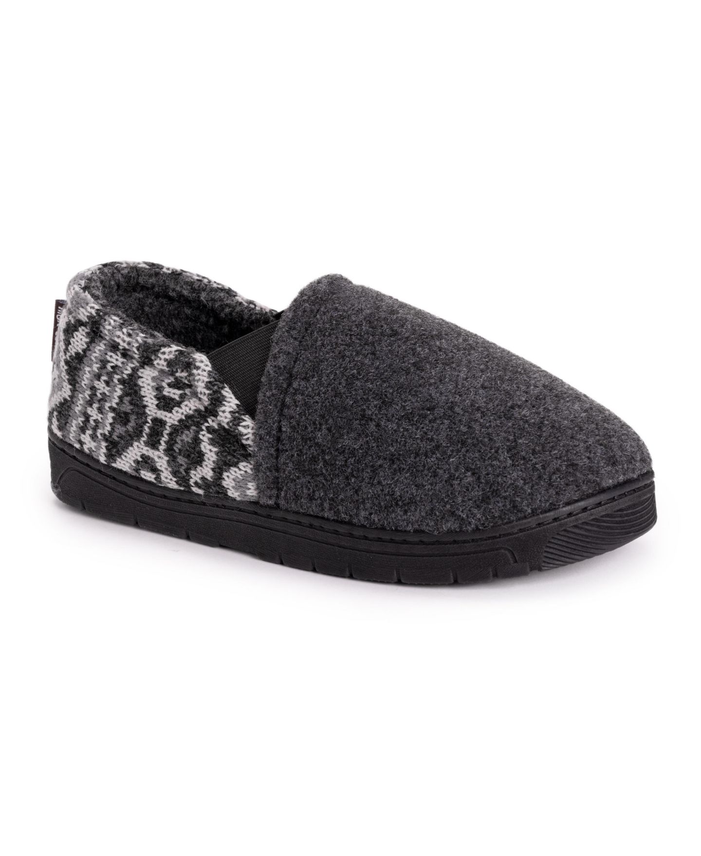 Мужские тапочки MUK LUKS Kristof Slippers, цвет: Чёрный — фото 1