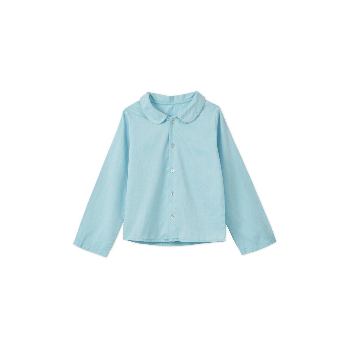 Vild House of Little Baby Ls Organic Cotton Woven Peter Pan Collared Shirt