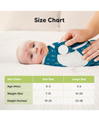 3pk Soothe Zippy Baby Swaddles Months, Newborn Sleep Sacks, Zipper Swaddle, Wearable Swaddle Blanket