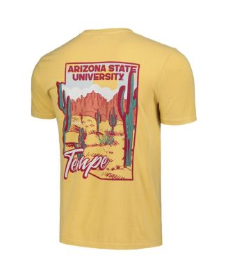 Men's and Women's Gold Arizona State Sun Devils Hyper Local Cactus State T-Shirt