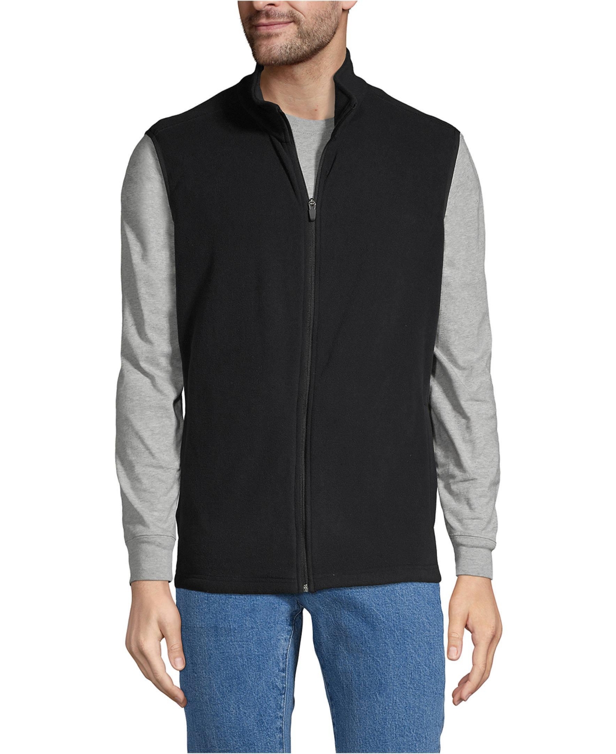 Lands end fleece vest clearance