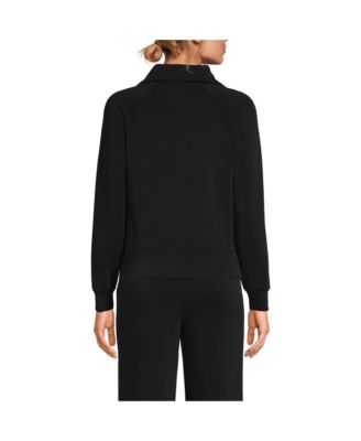 Women's Cupro Long Sleeve Half Zip Pullover