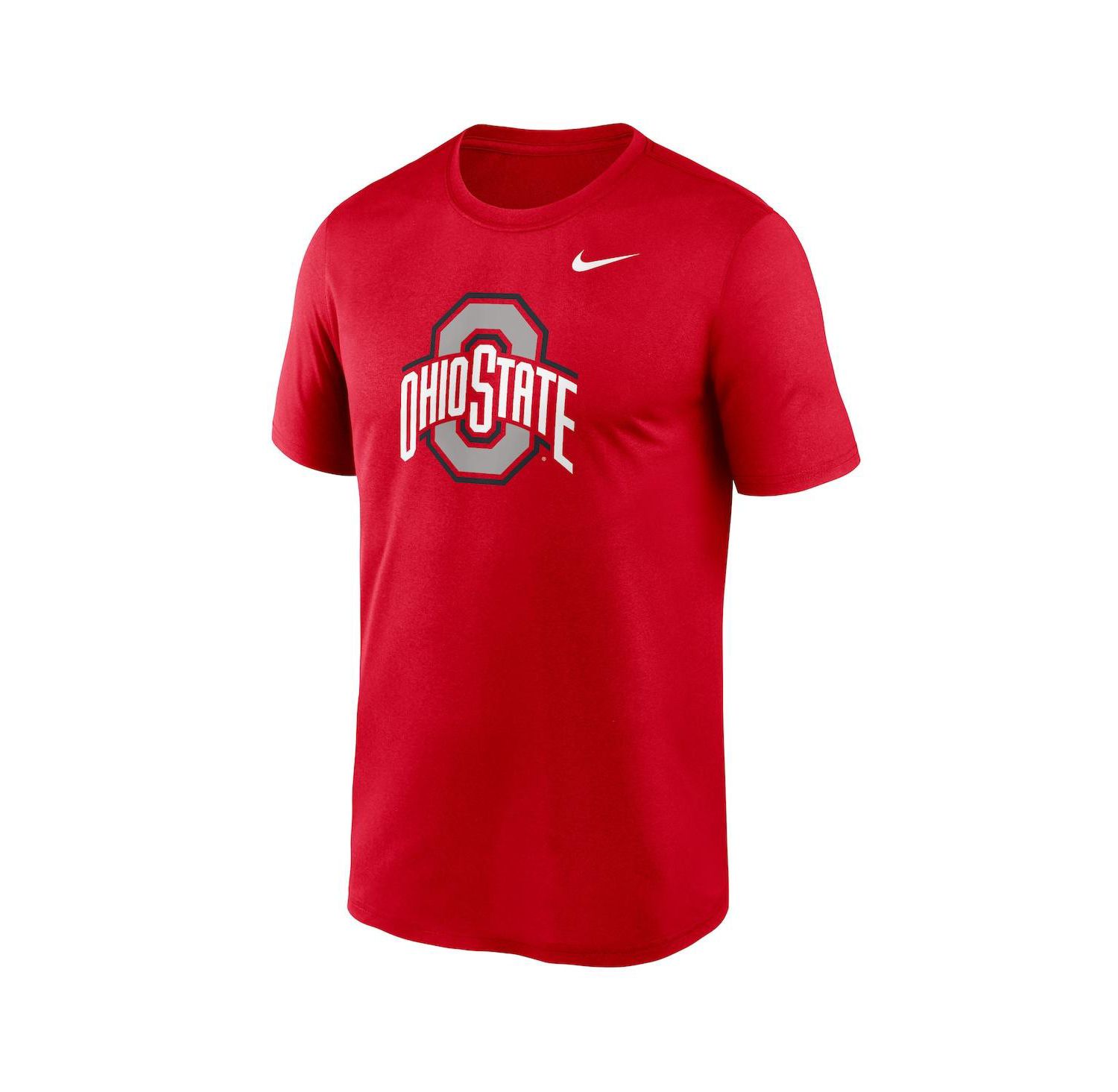 Men's Scarlet Ohio State Buckeyes Primetime Legend Logo T-Shirt
