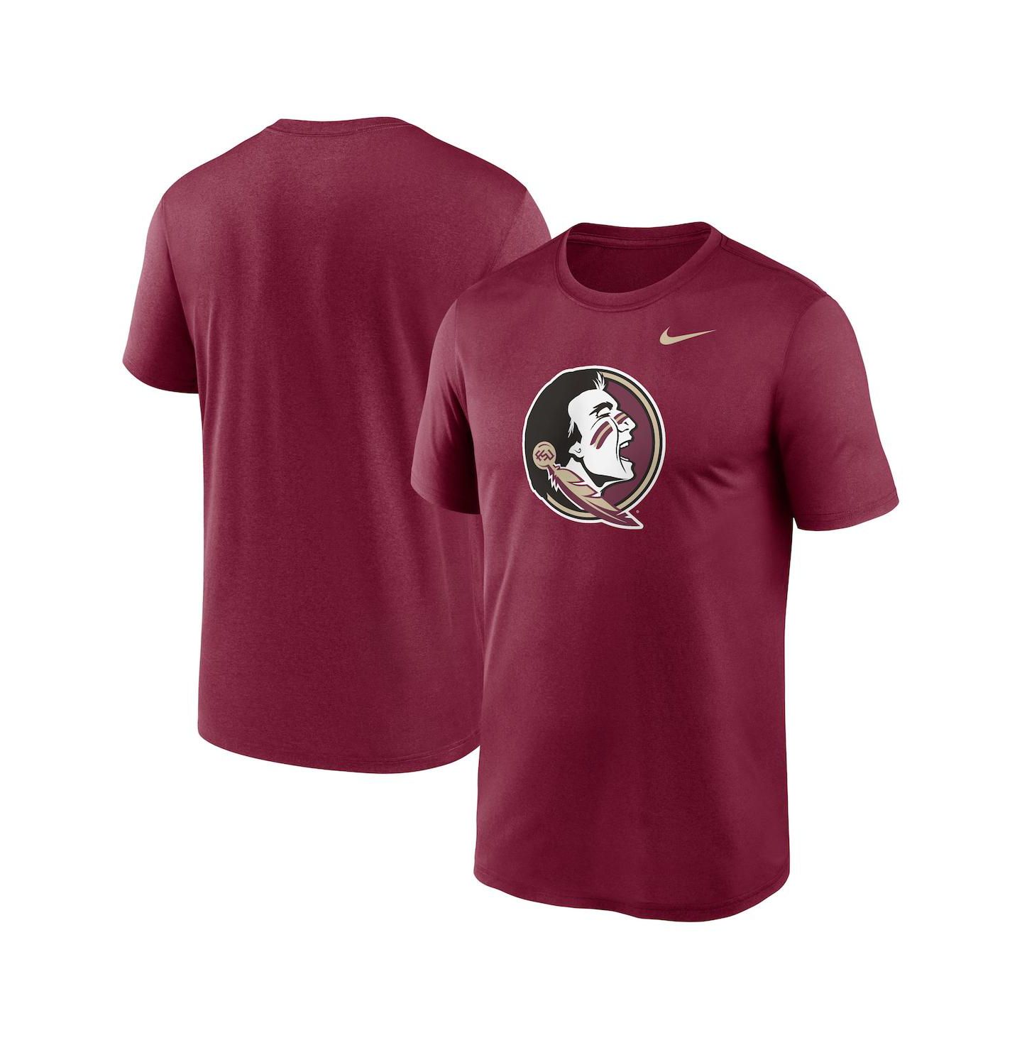 Мужская футболка Nike Garnet Florida State Seminoles Primetime Legend Logo — фото 1