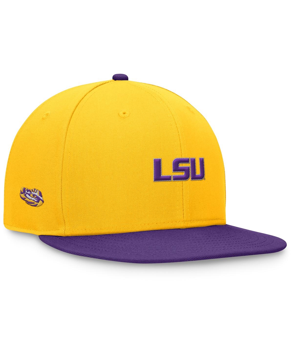 Top of the World Men'sPurple Lsu Tigers Rally Two-Tone Fitted Hat - Gold, Purple