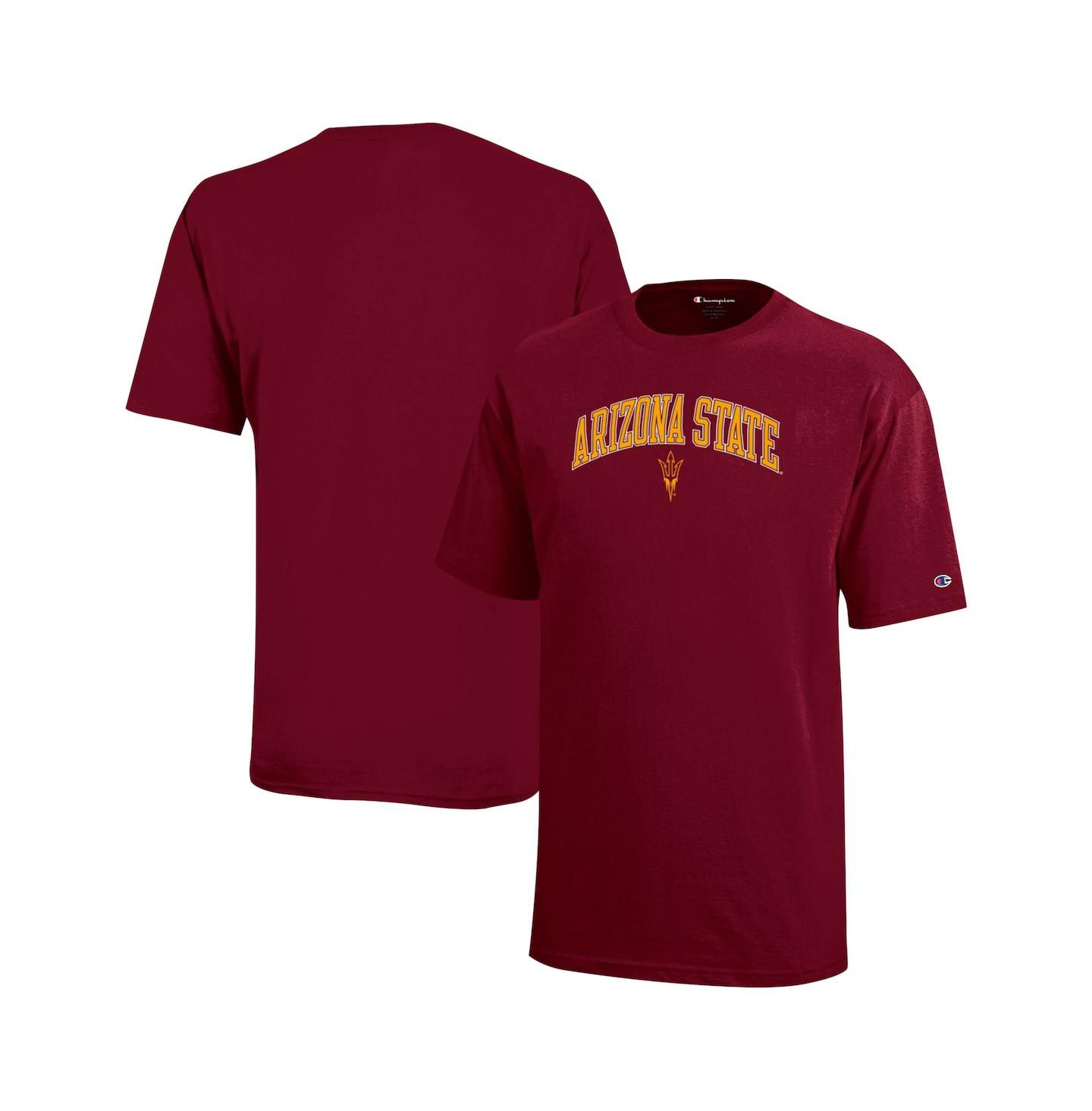 Детская футболка Champion Maroon Arizona State Sun Devils Arch Over Logo — фото 1