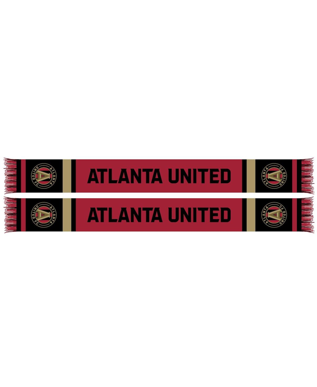 Atlanta United Fc Wordmark Traditional Knit Scarf