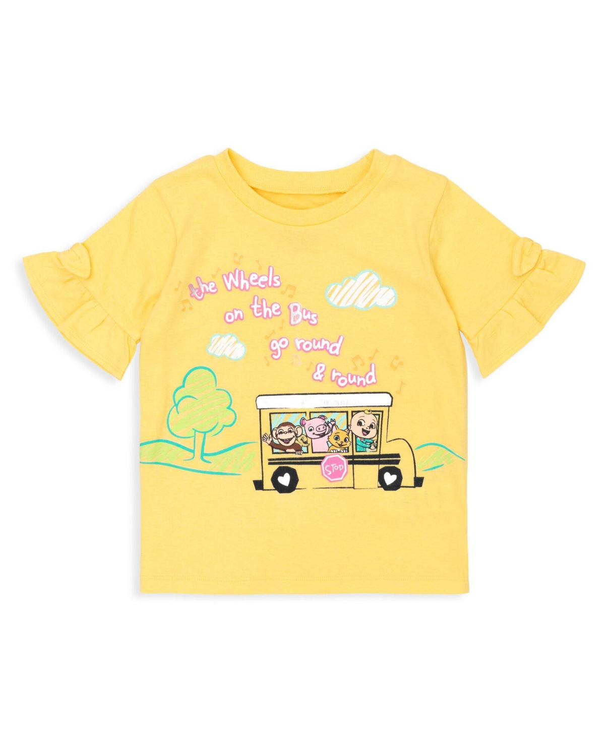 CoComelon Baby Girls Jj Baby 3 Pack T-Shirts to