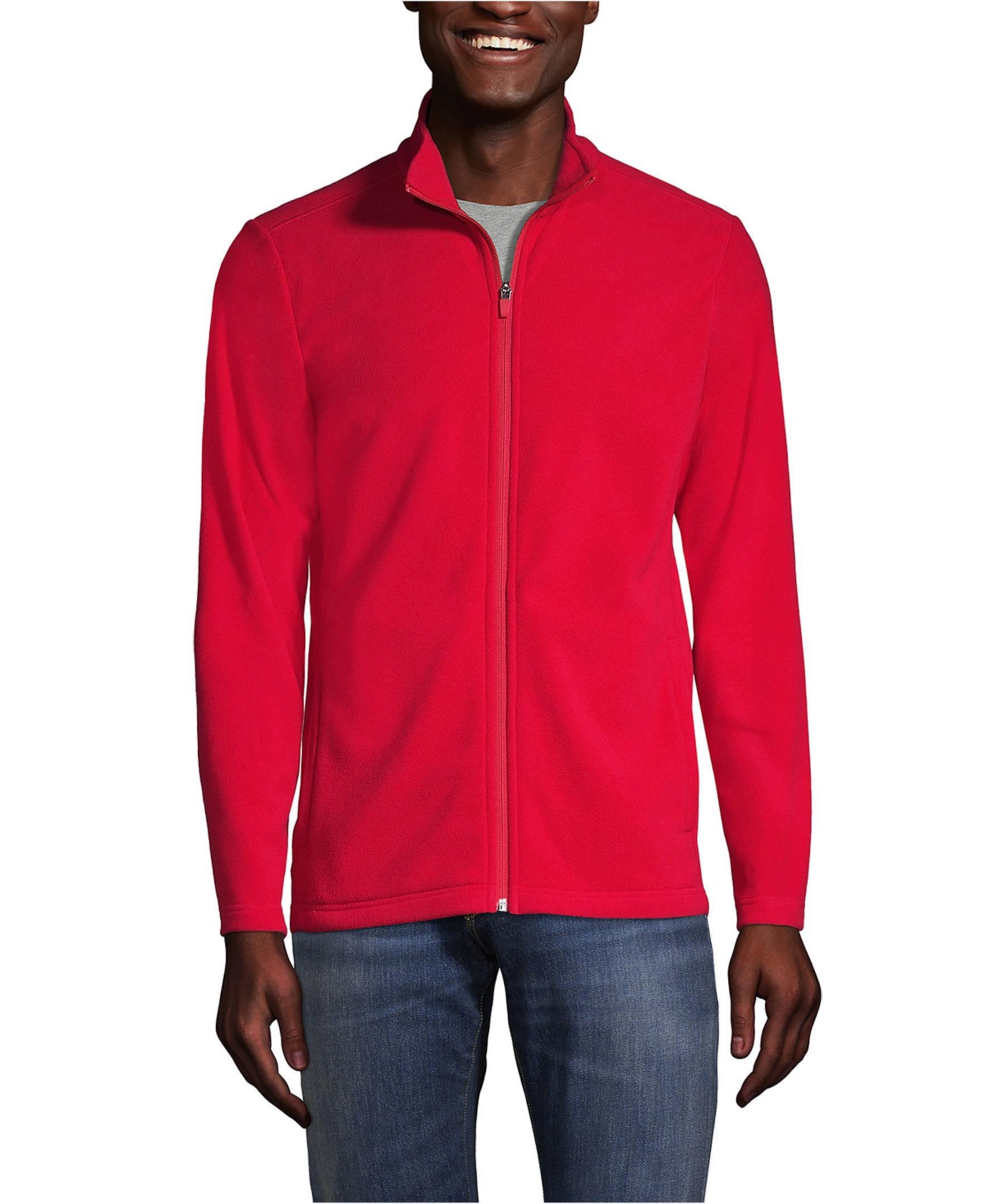 Lands' End Men's Thermacheck 100 Fleece Jacket