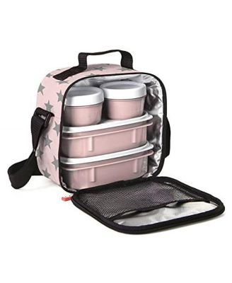 Insulated Lunch Bag with Containers