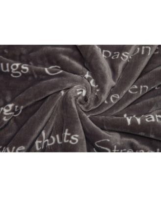 Premium Sympathy Warm Hugs Gift Comfort Blanket, Throw