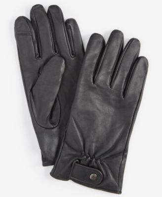 Cole Haan - Men's Leather Belted Gloves