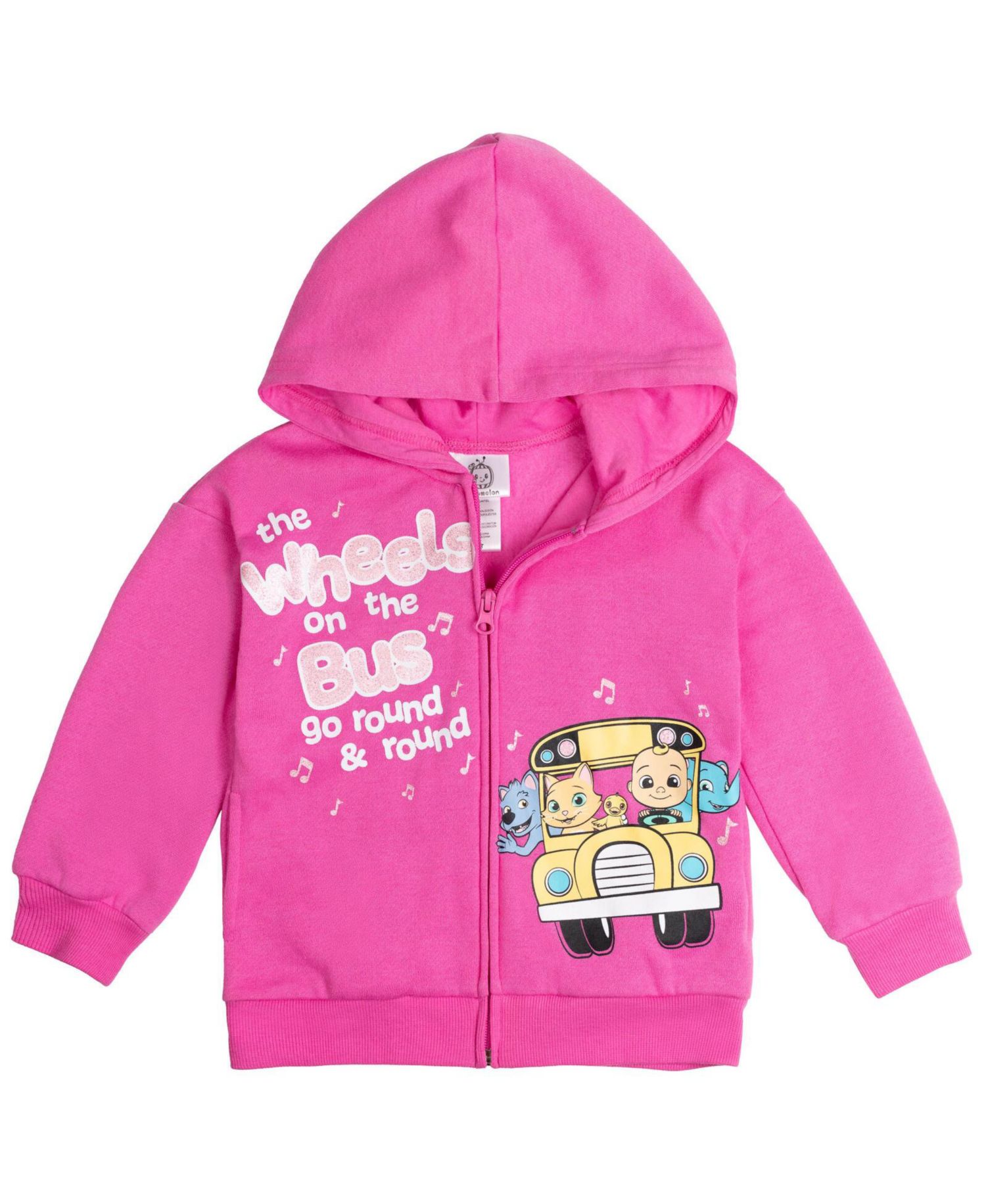 Baby Girls (12 months -24 months ) Fleece Zip Up Hoodie