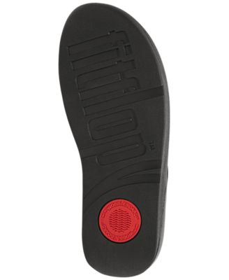 Women's Fino Crystal Chain Leather Toe-Post Sandals