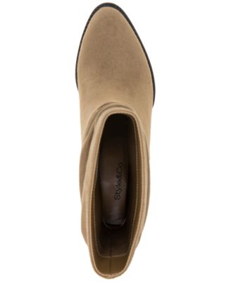 Women's Genoviaa Scrunch Booties, Created for Macy's