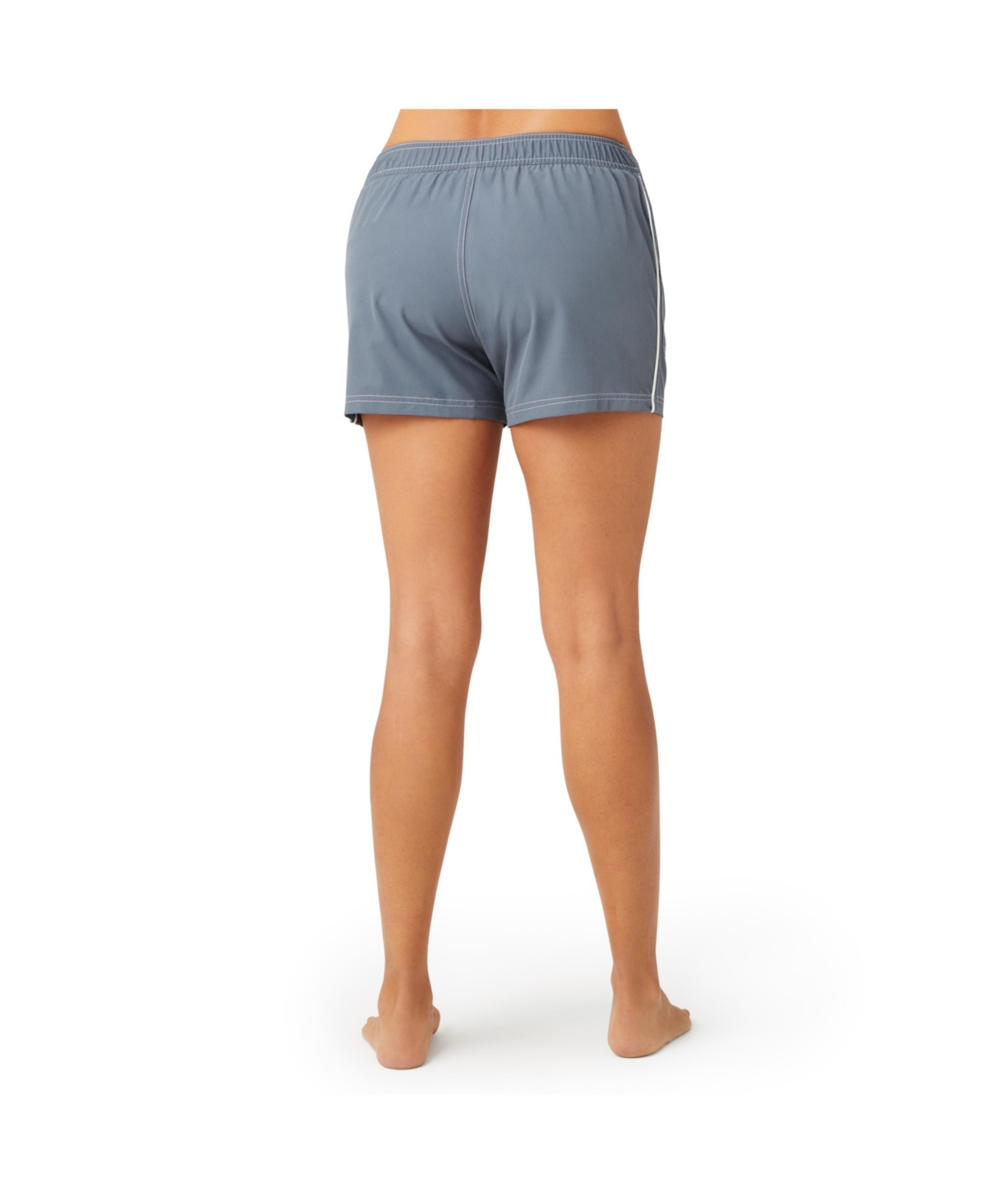Free Country Women's Woven Stretch Swim Short -white
