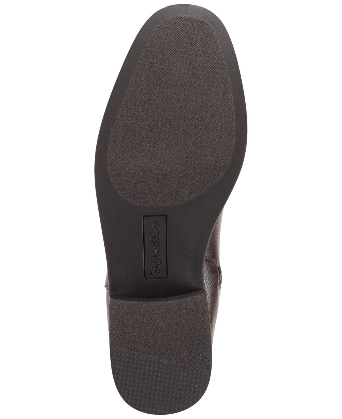 Style & Co Women's Eloisee Flat Tall Boots, Created For Macy's In Brown