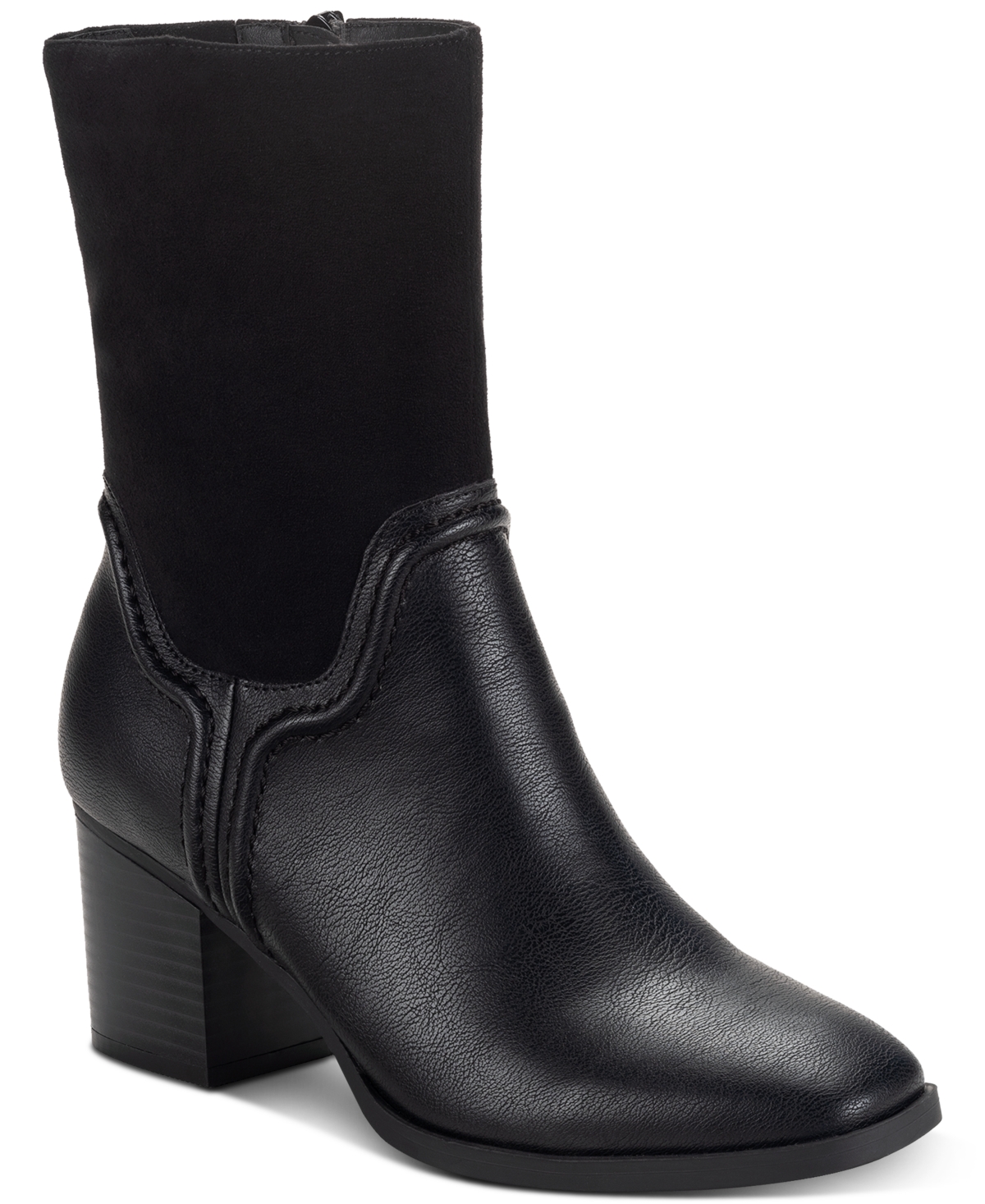 Macy's Women's Queenyy Mid Shaft Boots, Created For  In Black