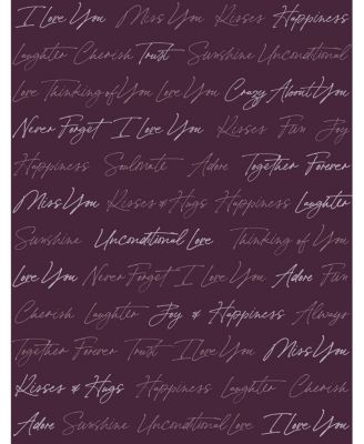 Premium I Love You Gift Throw Blanket - Unconditional Love Together Forever Anniversary Gift Throw - for Women Men Girlfriend Boyfriend Husband Wife (50x65 Inches) - RoseDust Blanket