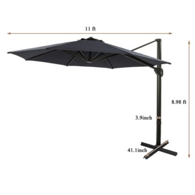 11 Ft Umbrella for Outdoor Patio without Base
