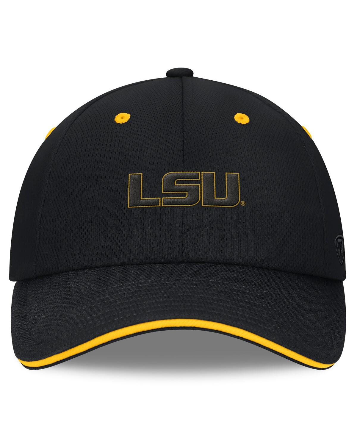 Top Of The World Men's Black Lsu Tigers Release Adjustable Hat In Black