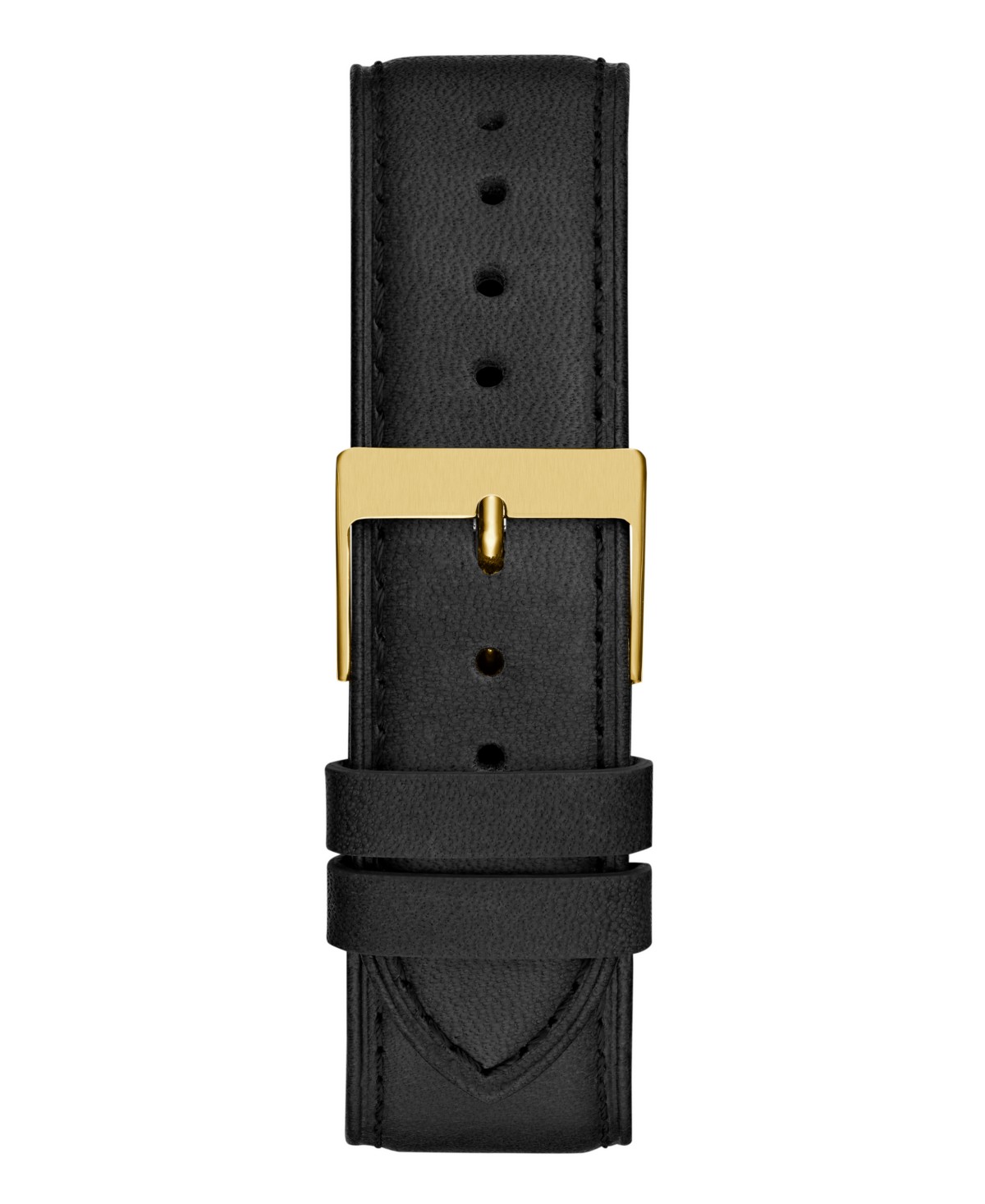 Мужские GUESS Men's Analog Black Leather Watch, 44mm — фото 3