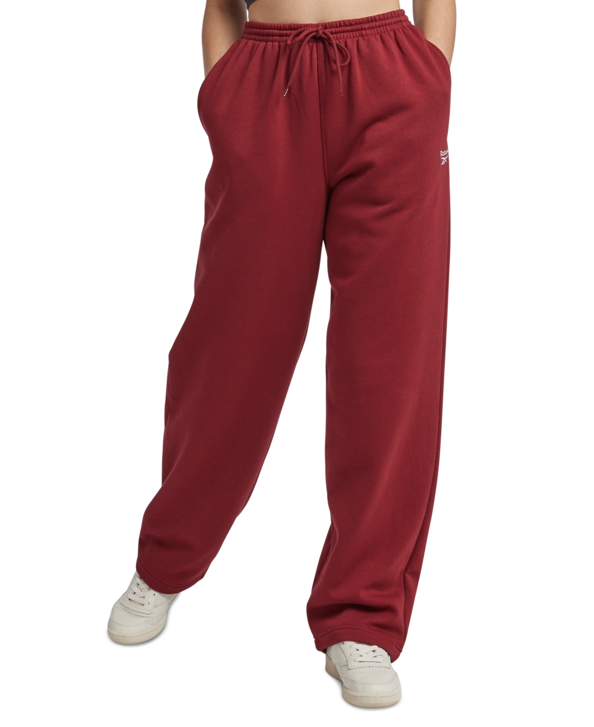 Reebok Women's Fleece Straight-Leg Sweatpants