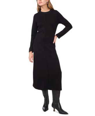 Vince Camuto - Women's Brushed Knit Midi Sweater Dress
