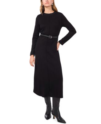 Women's Knit Midi Sweater Dress