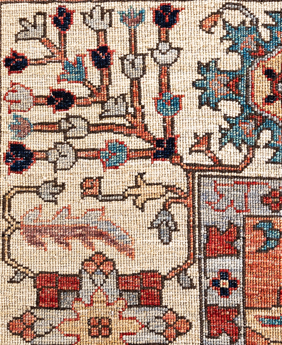 Adorn Hand Woven Rugs Serapi M1993 8'2"x9'9" Area Rug In Orange