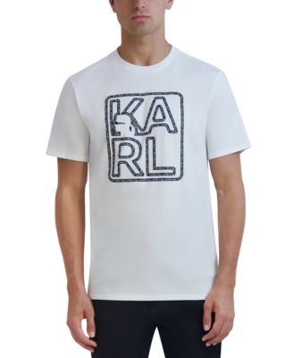 KARL LAGERFELD PARIS - Men's Slim-Fit Chain Logo T-Shirt