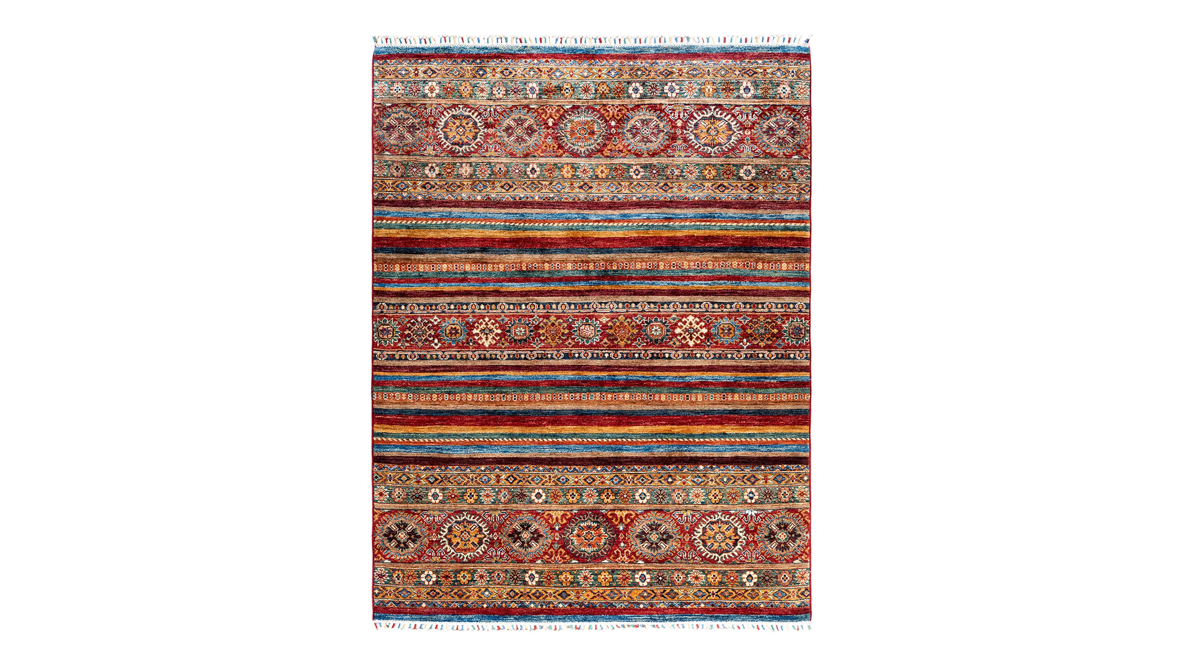 Adorn Hand Woven Rugs Tribal M1993 5'x6'8" Area Rug