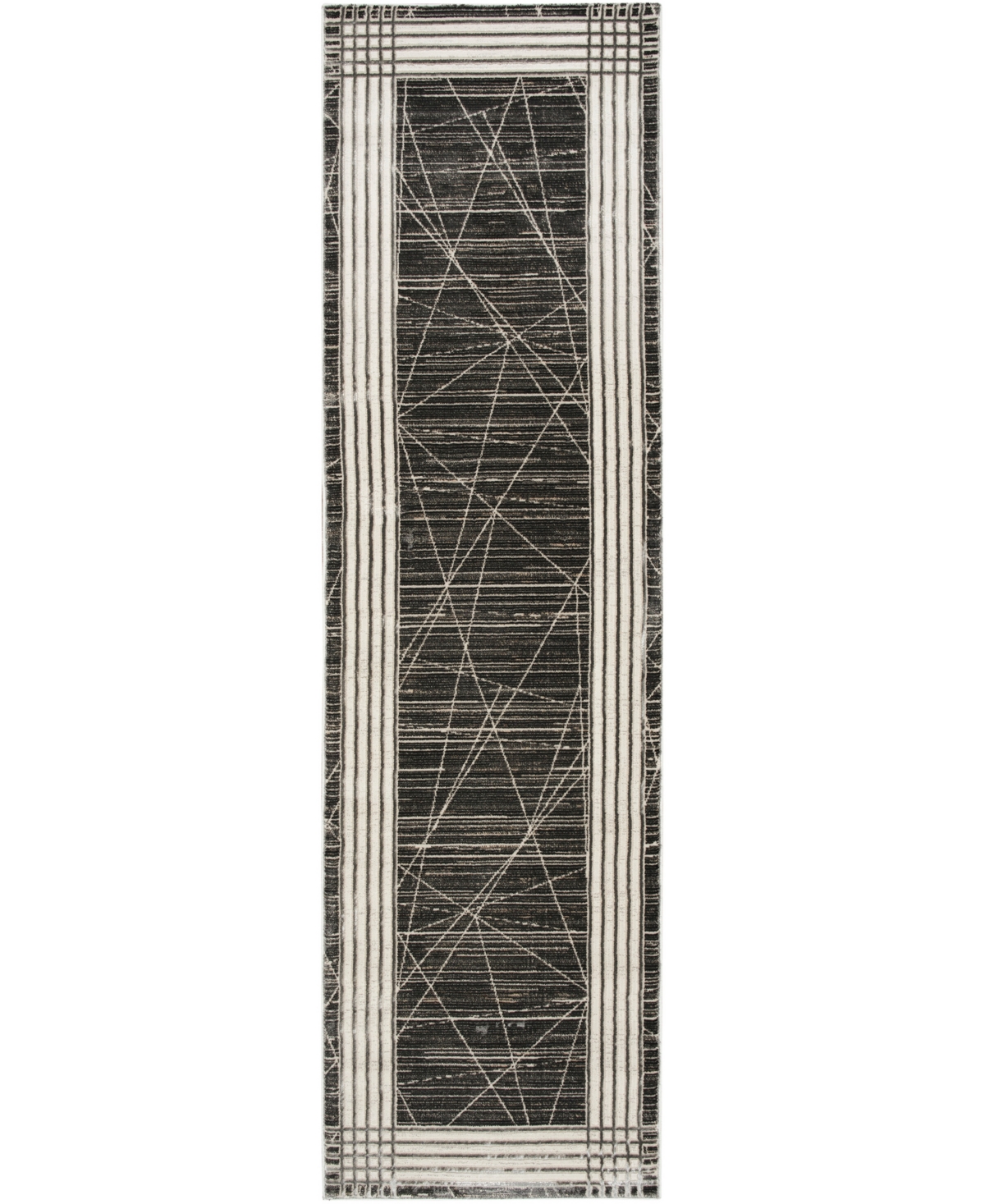 Nourison Home Desire Dsr01 2'3"x7'6" Runner Area Rug In Charcoal
