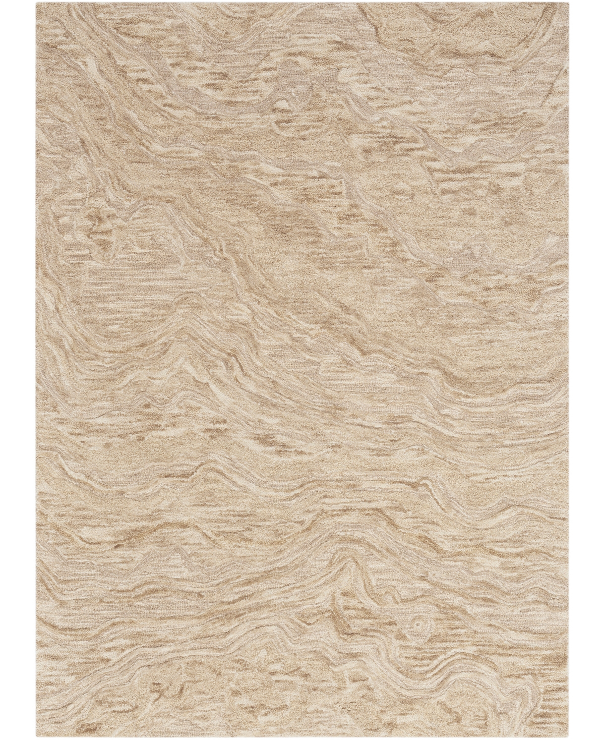 Nourison Home Graceful Gru01 5'3"x7'3" Area Rug In Taupe