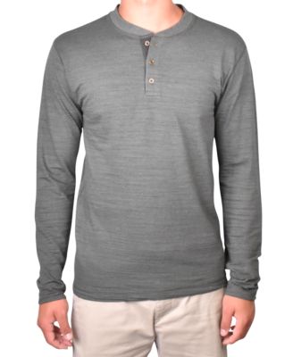 Vintage 1943 Men's Burn Out Slub Henley Shirt