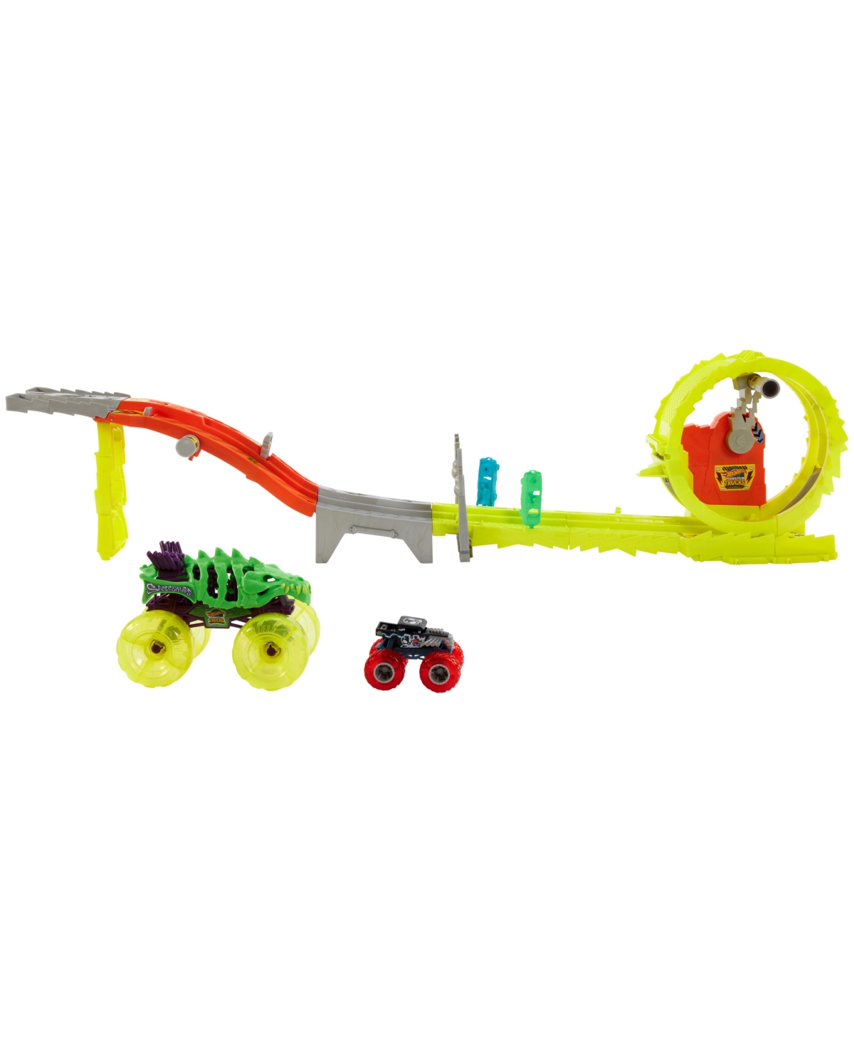 Hot Wheels Monster Trucks 2 Crushed Cars In Multi-color