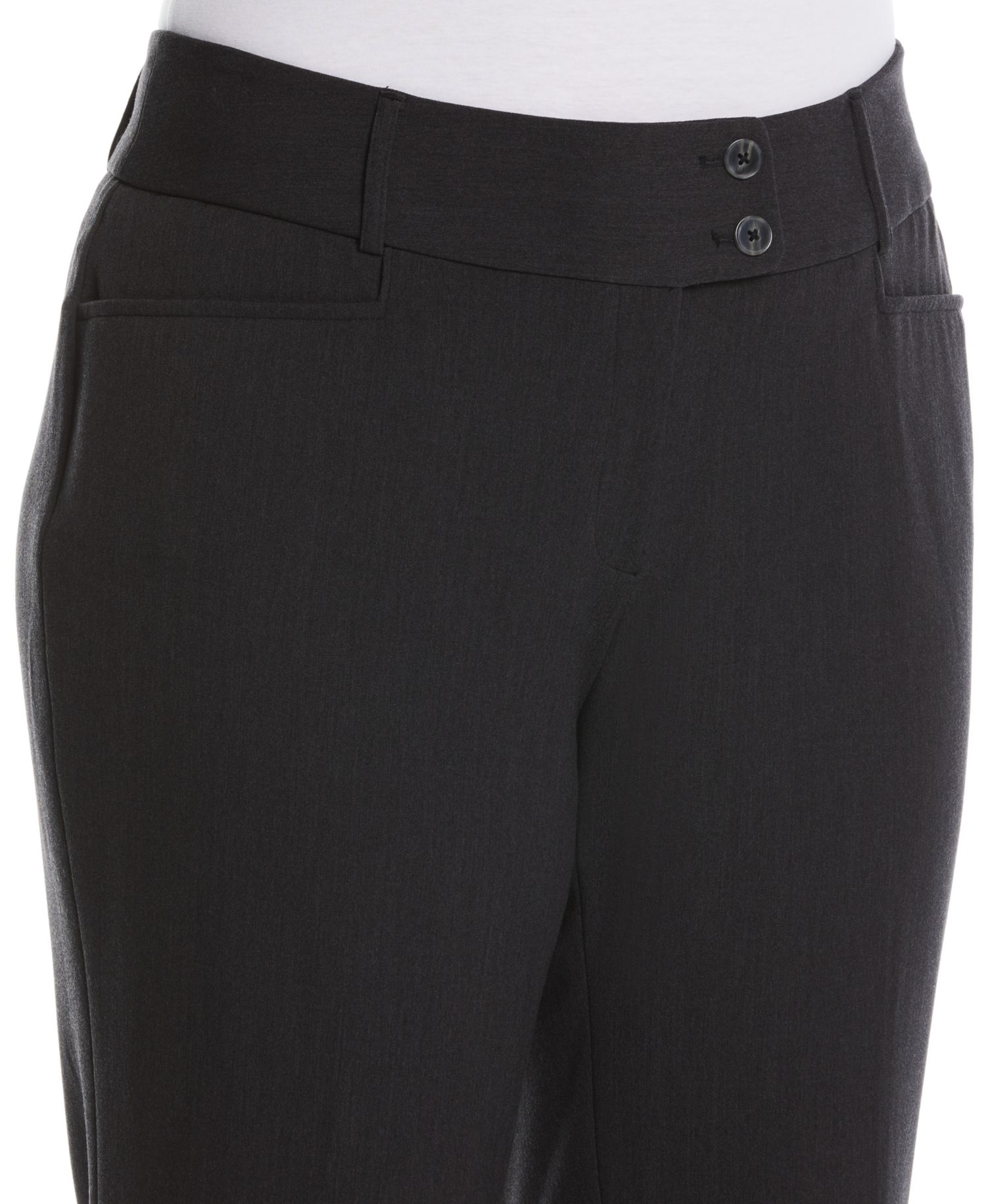 Petite Curvy Fit Boot Cut Pants