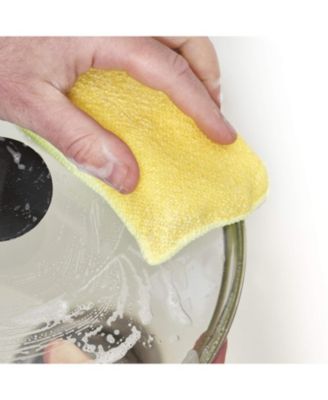 Microfiber Kitchen Dishwashing Scrubbing Sponges