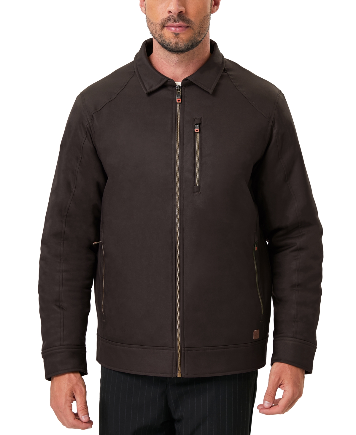 Hawke & Co. Men's Flannel Lined Chore Jacket
