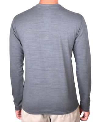 Vintage 1943 Men's Burn Out Slub Henley Shirt